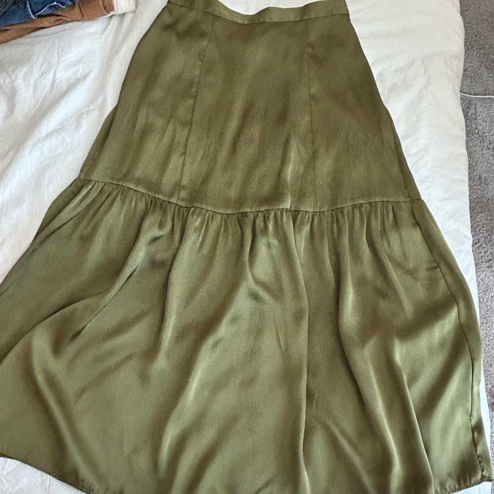 Olive Green Women's Skirt